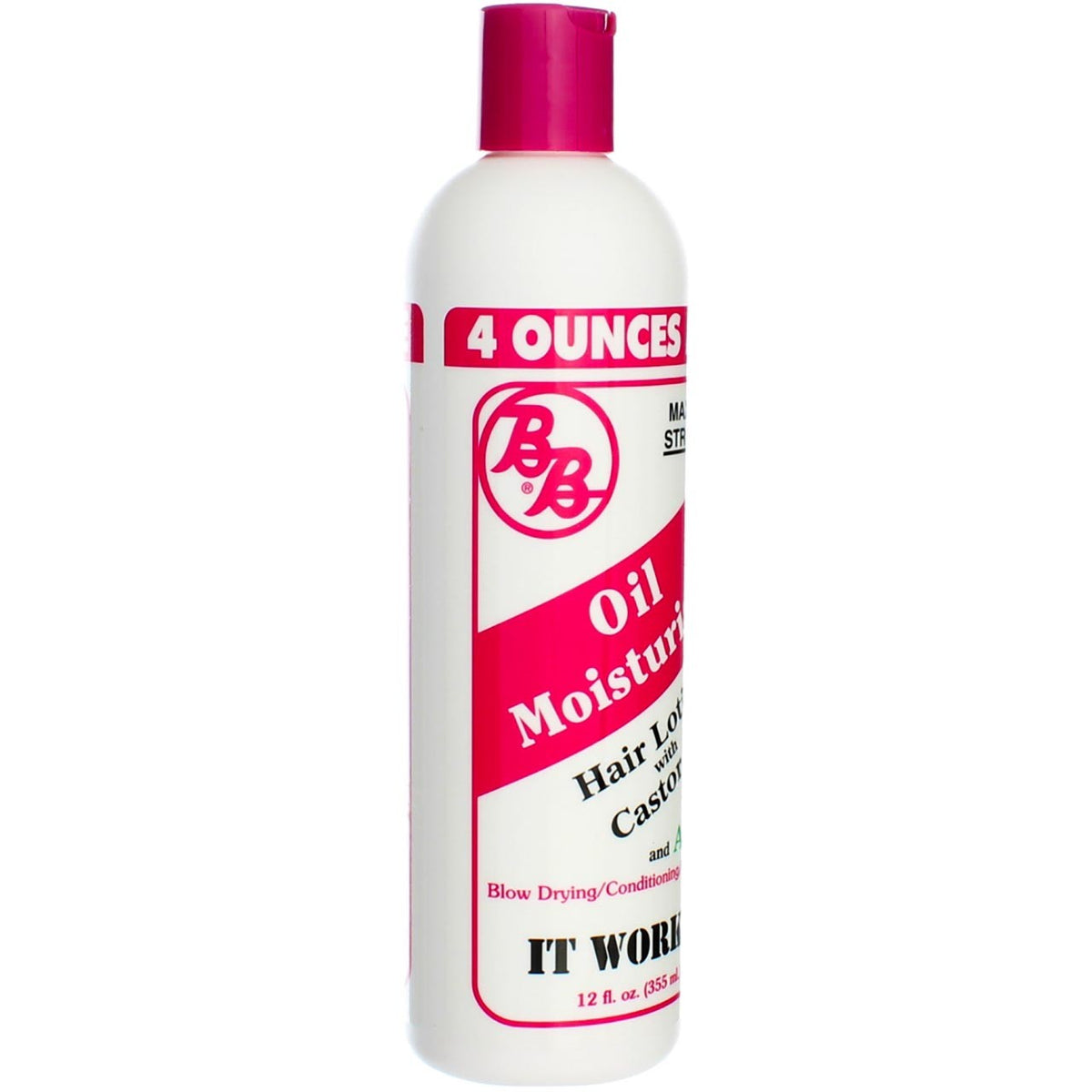 4 Pack Hair Moisturizer with Castor Oil & Aloe for All Hair Types