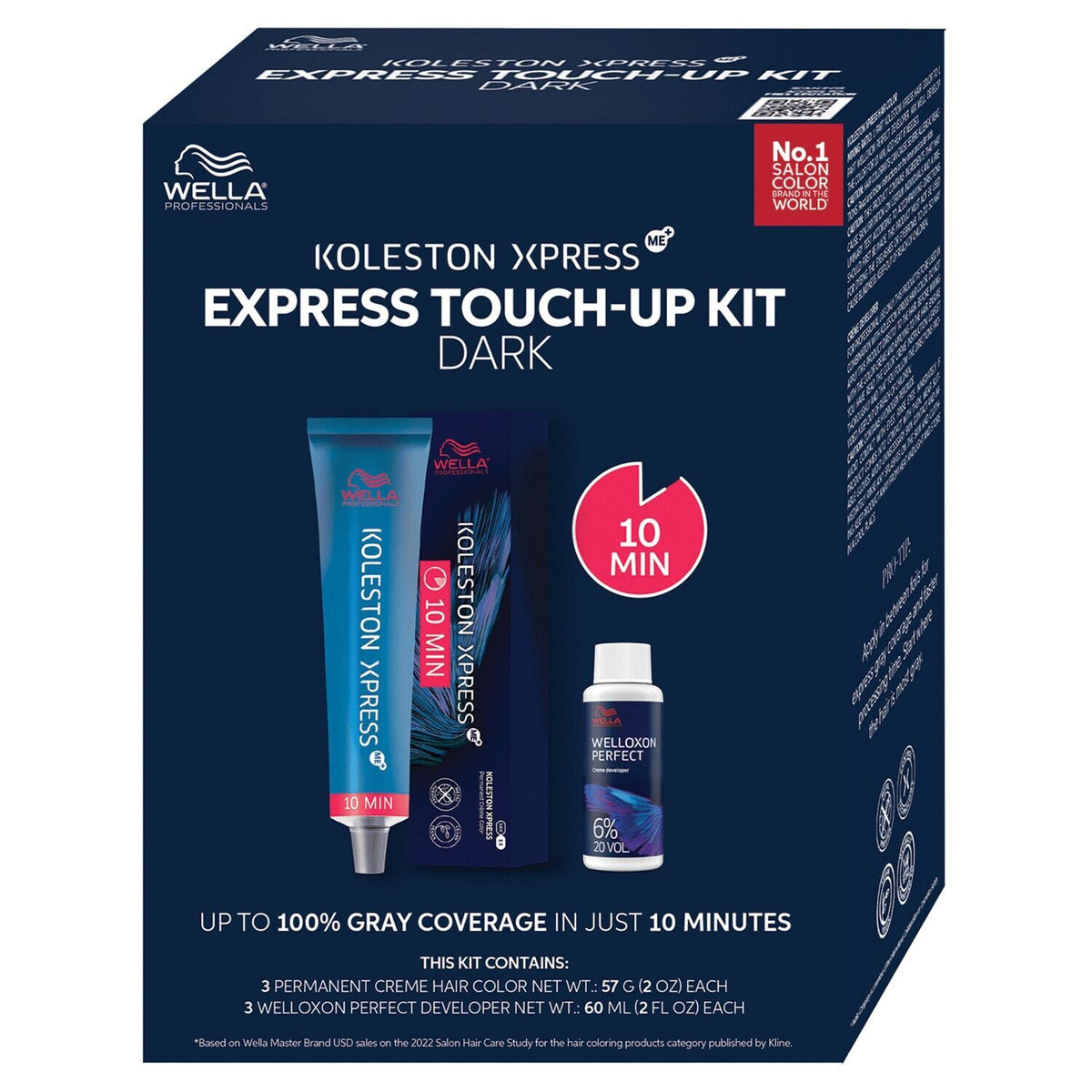 Hair Color Kit with Developer - Dark, Light Brown, Blonde Shades