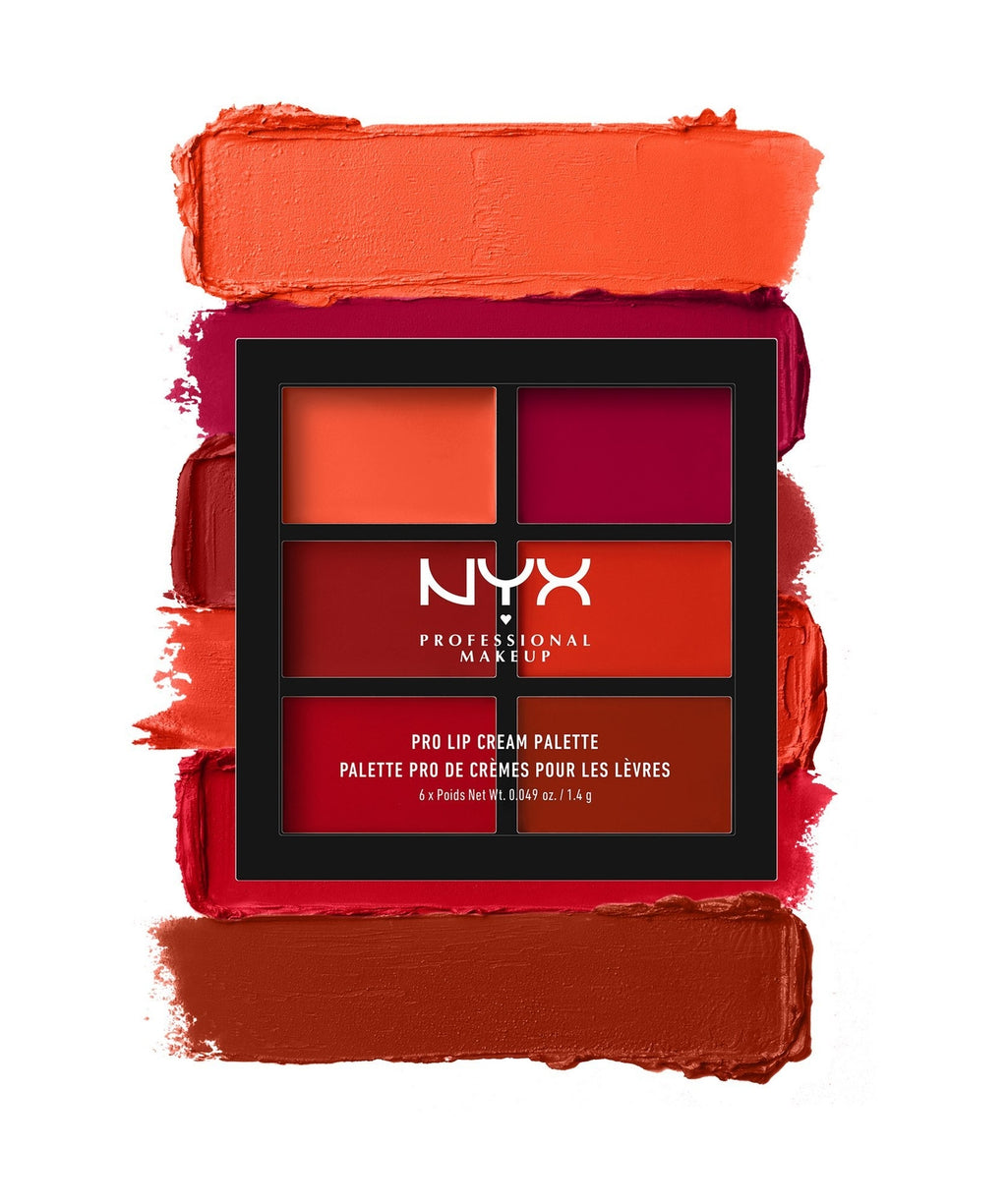 Lip Cream Palette The Reds - Highly Pigmented Lip Colors for Makeup Artists
