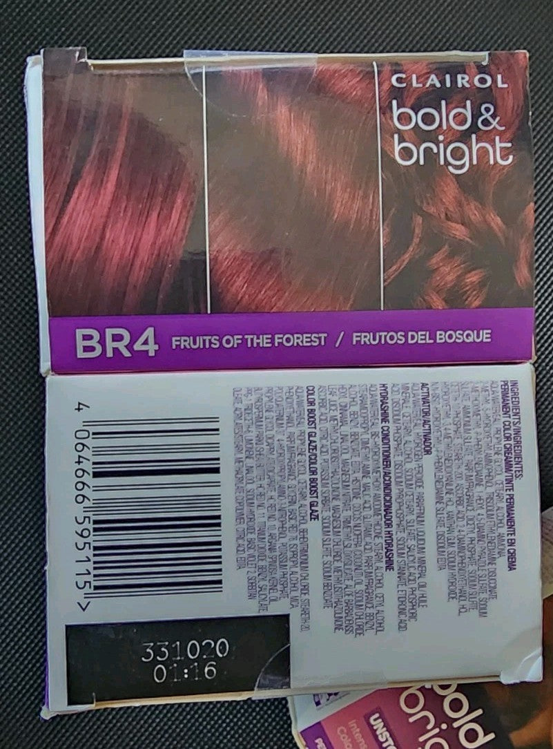 Clairol Bright & Bold BR4 Fruits of the Forest Hair Color - Temporary Hair Dye