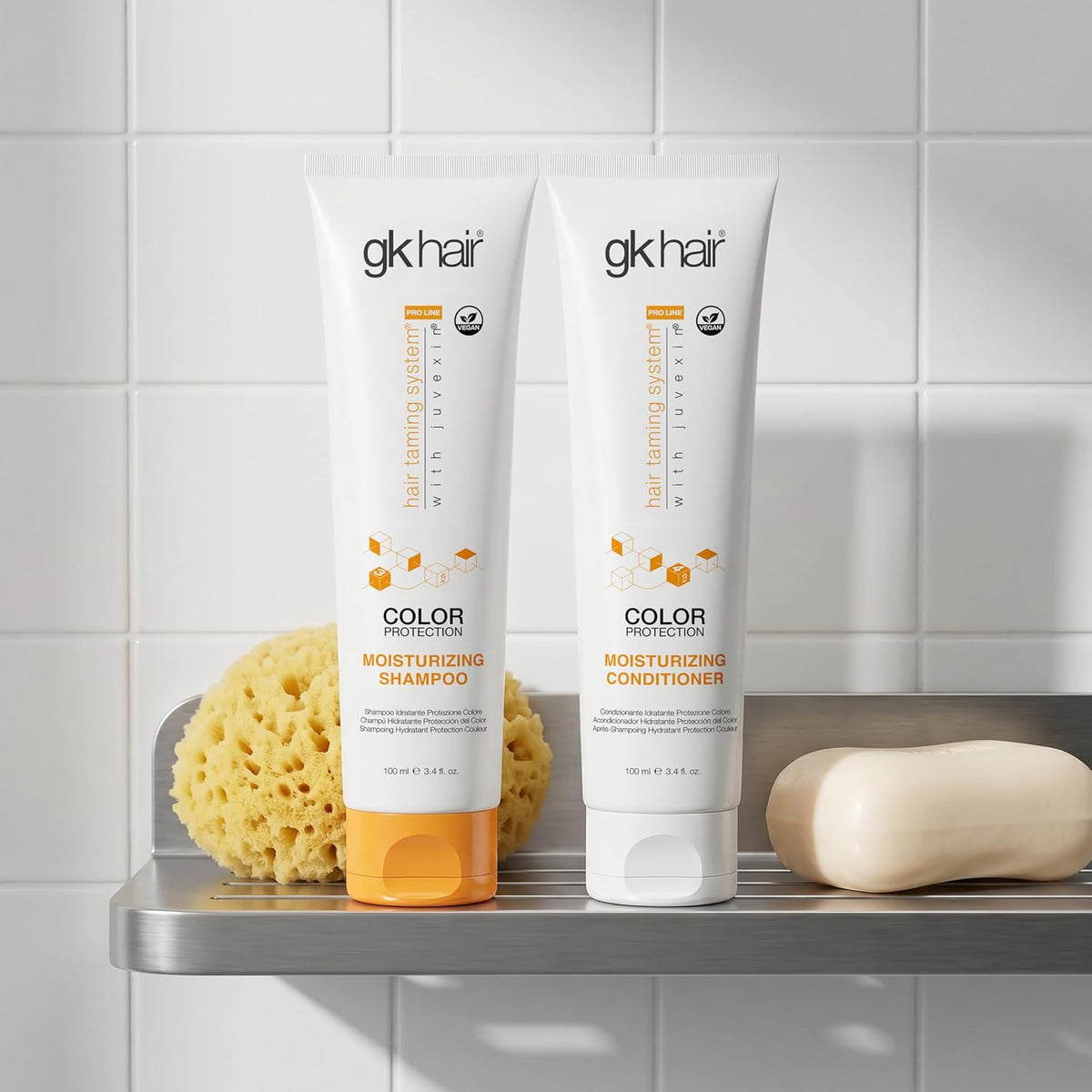 Travel Size Curly Hair Shampoo & Conditioner Set for Color Protection