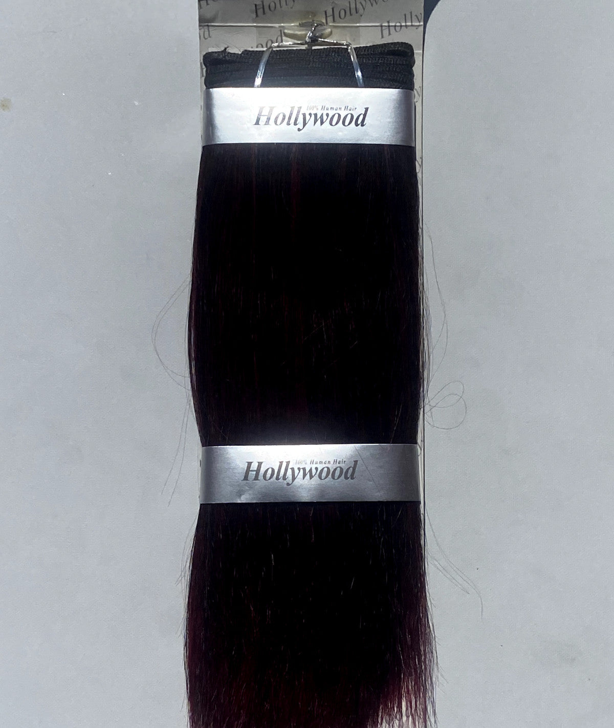10-Inch Multi-Color Human Hair Weft - Silky Straight Natural Extension