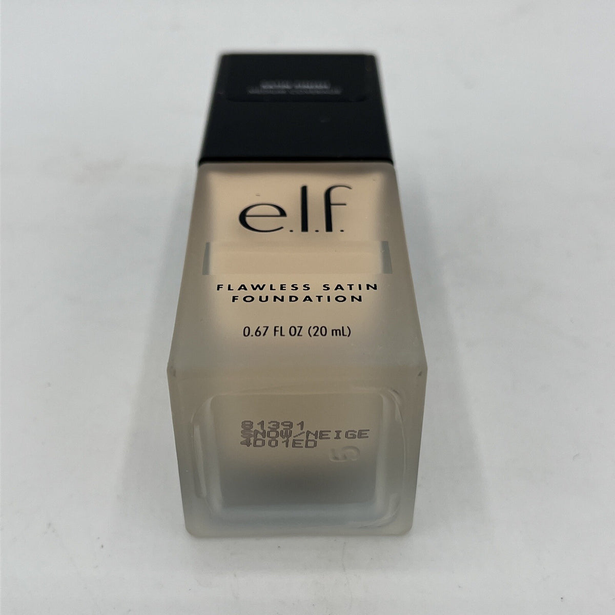 e.l.f. Flawless Satin Foundation 130 Snow Medium Coverage - Cool Pink Undertones