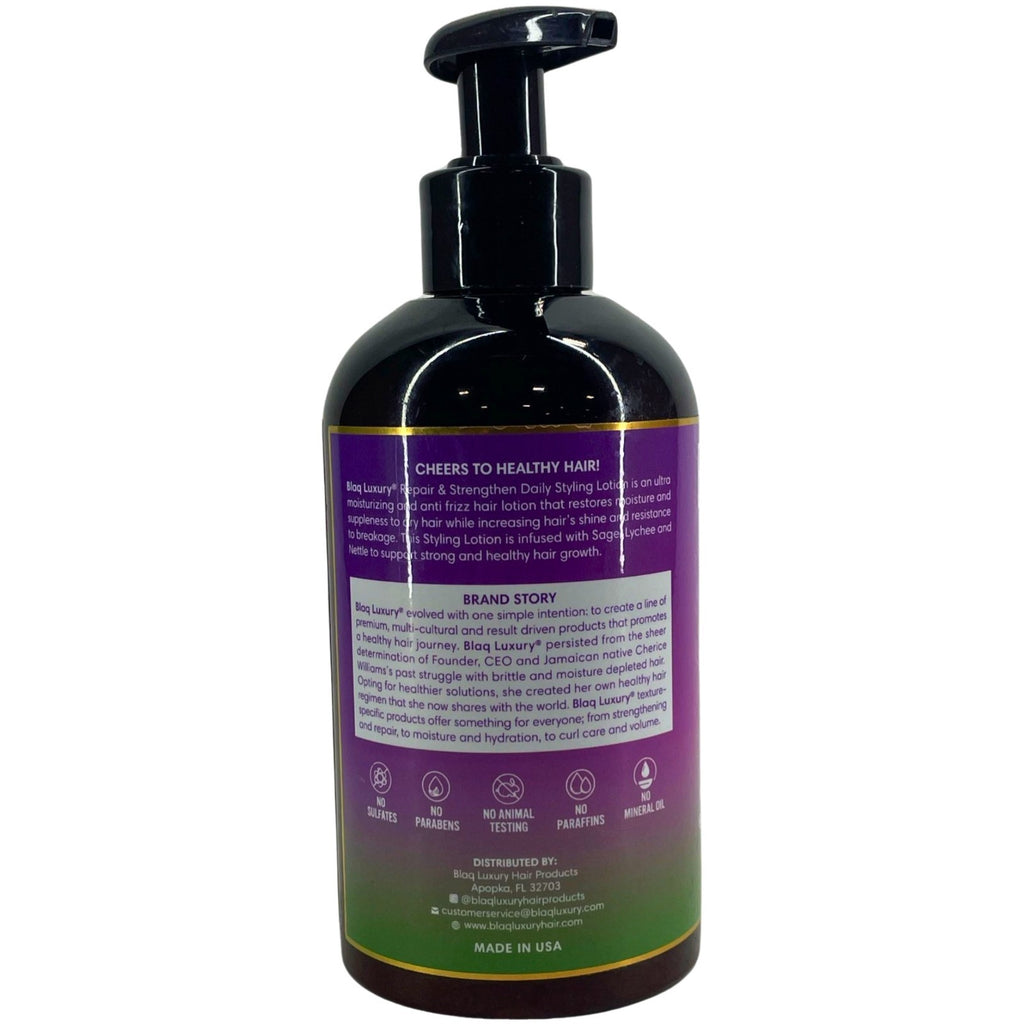 Repair & Strengthen Hair Lotion - Hydrating Frizz Control for Curly Hair - 3 Pack