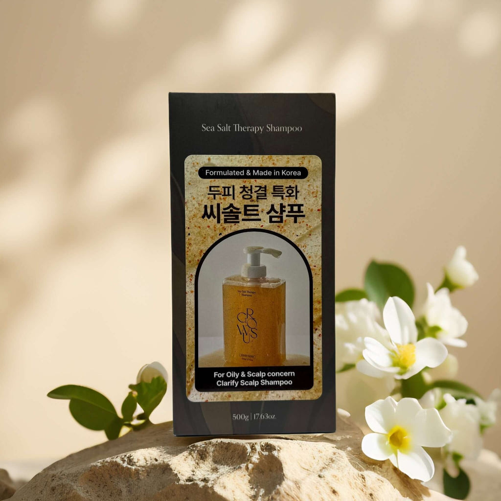 Clarifying Sea Salt Shampoo for Oily Scalp - Deep Cleansing & Nourishing Hair Care
