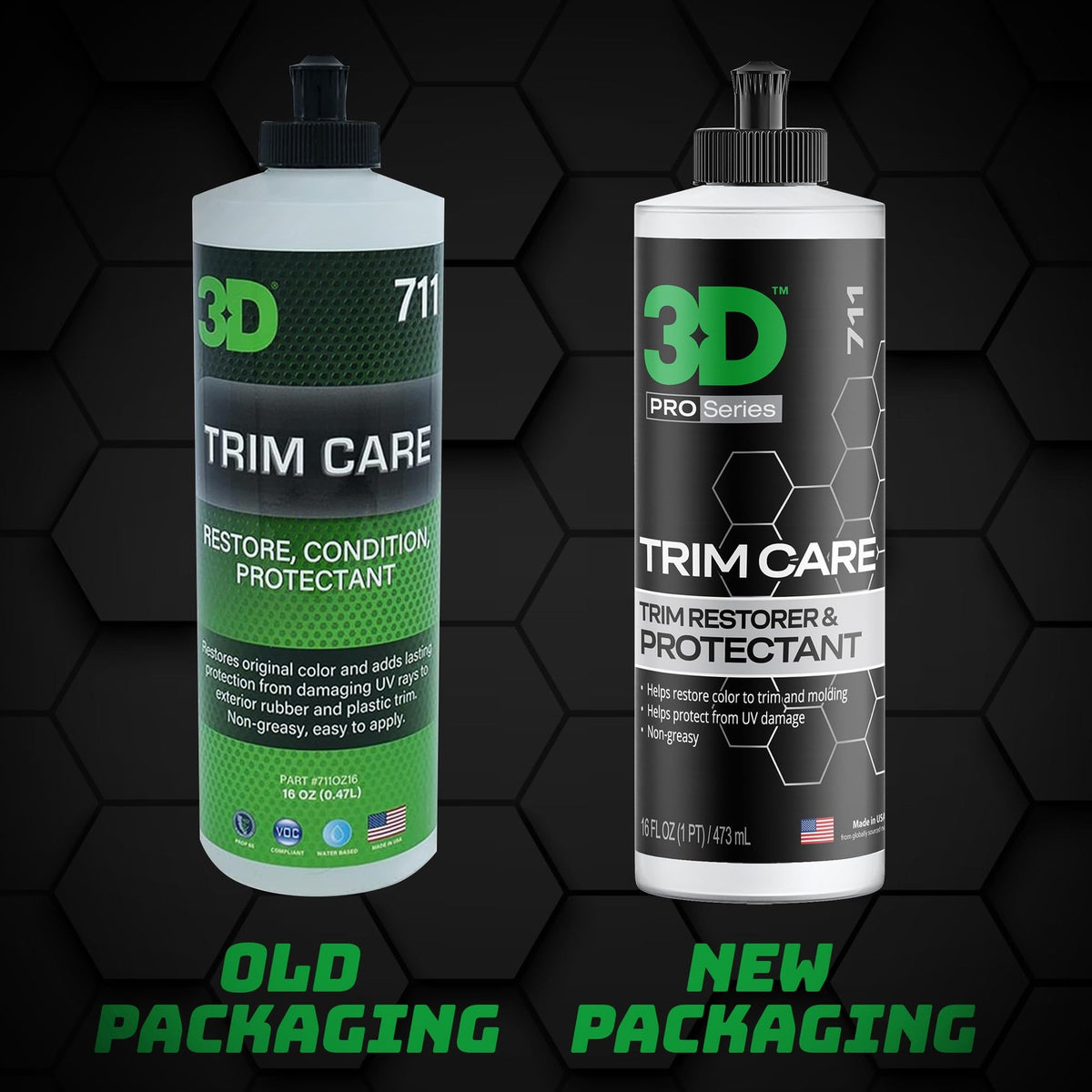 Plastic Trim Restorer Gel for Cars 16 Fl Oz - Faded Bumper & Molding Shine