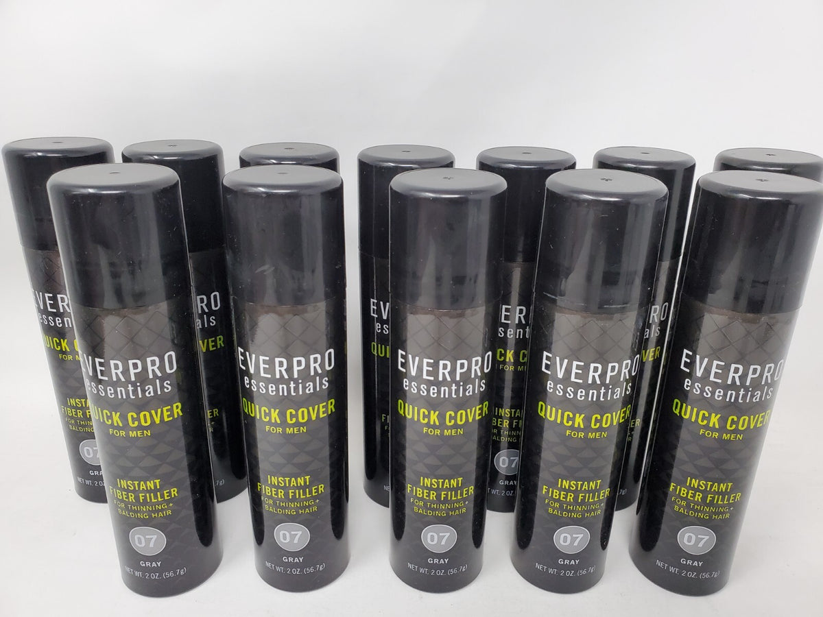 Men's Thinning Hair Cover Spray Gray 2 oz | Instant Hair Filler - Essentials
