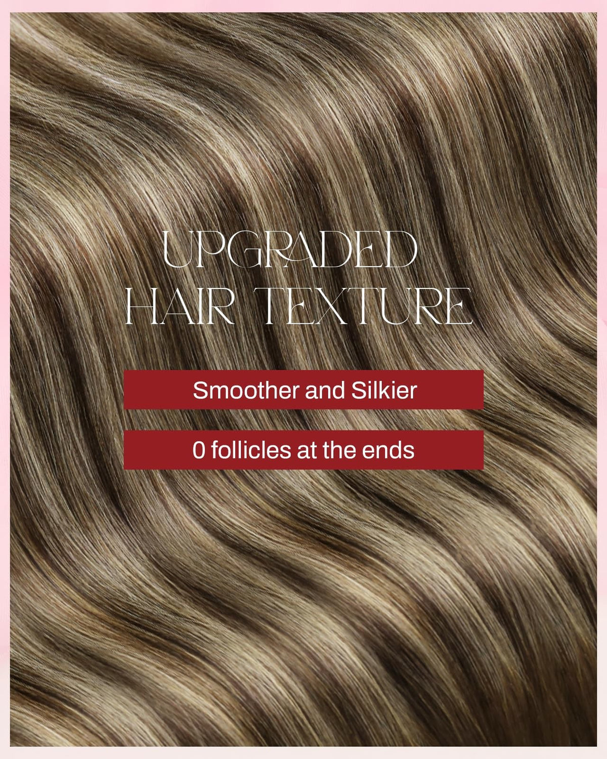 Human Hair Tape-In Extensions 14 Inch Brown to Caramel - Easy DIY Style