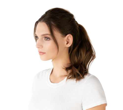 Ponytail Hair Piece Human Hair 10-12 Inches - Multiple Colors Available