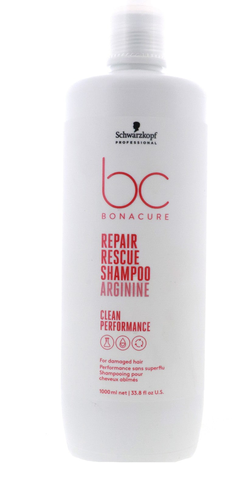 Schwarzkopf Bonacure Repair Rescue Shampoo Arginine 33.8 oz - Gentle Hair Cleansing