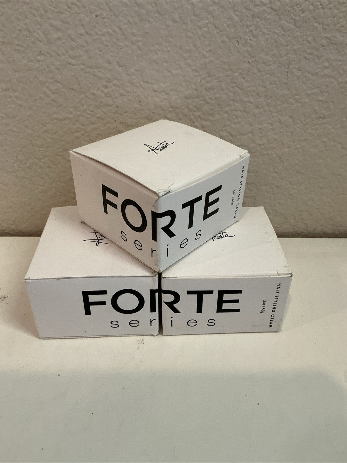 Men's Hair Styling Cream Volumizing 3oz - Forte Series 3-Pack