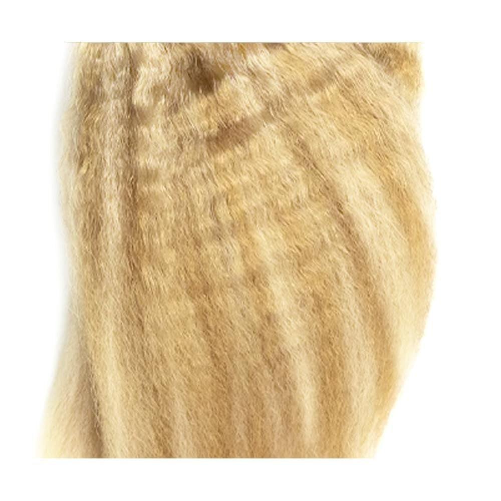Blonde Human Hair Bundles 26 28 30 Inch Yaki Wave 100% Virgin, Unprocessed