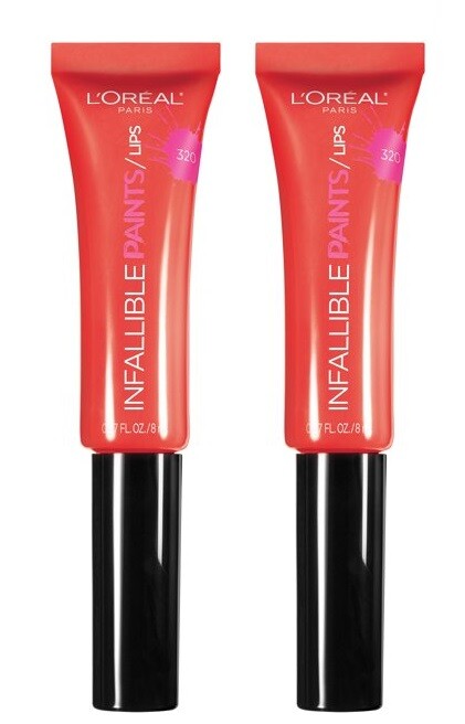Lipstick Set - Infallible Lip Paints 2 Pack in 320 Cool Coral