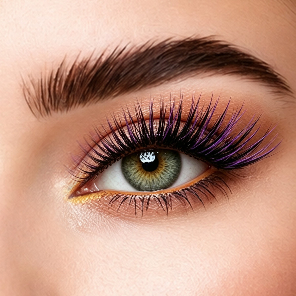 No Glue Magnetic False Eyelashes with Reusable Applicator Waterproof Glam Lashes