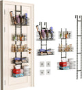 Over-the-Door Bathroom Organizer with 5 Shelves - Hair Dryer & Tool Storage