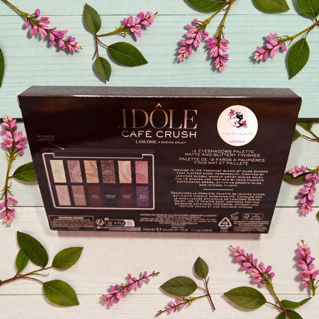 Lancôme Idole Cafe Crush x Sheika Daley 12 Eyeshadow Palette New Authentic
