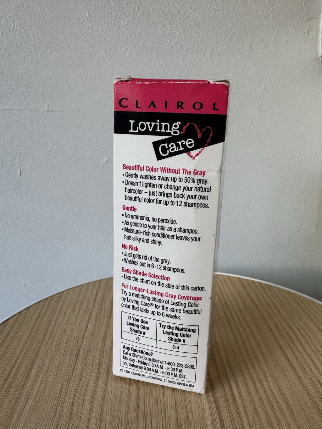 Hair Color Lotion Light Golden Brown 76 - Clairol Loving Care