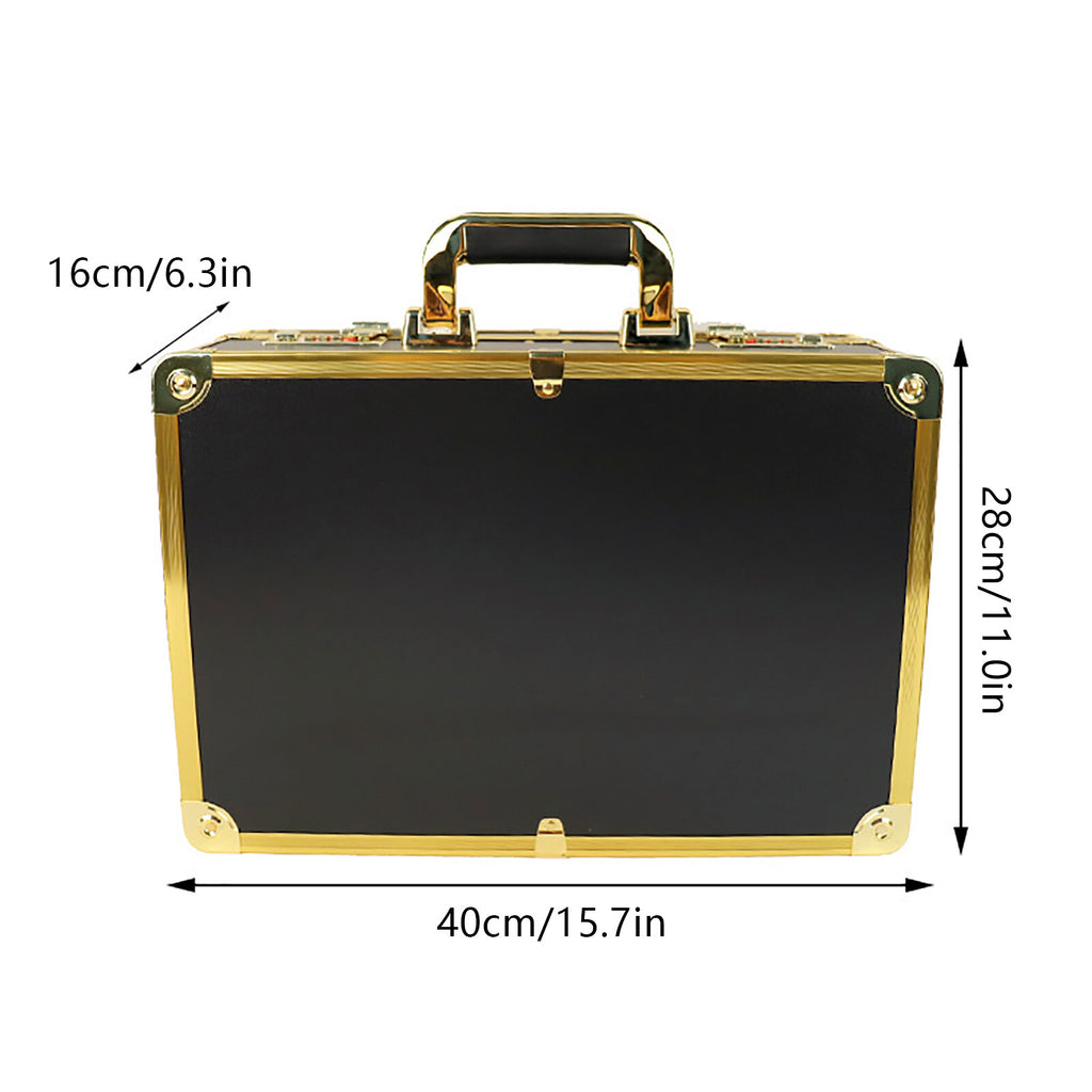 Professional Barber & Stylist Tool Case with Lock, Large Capacity Portable Organizer