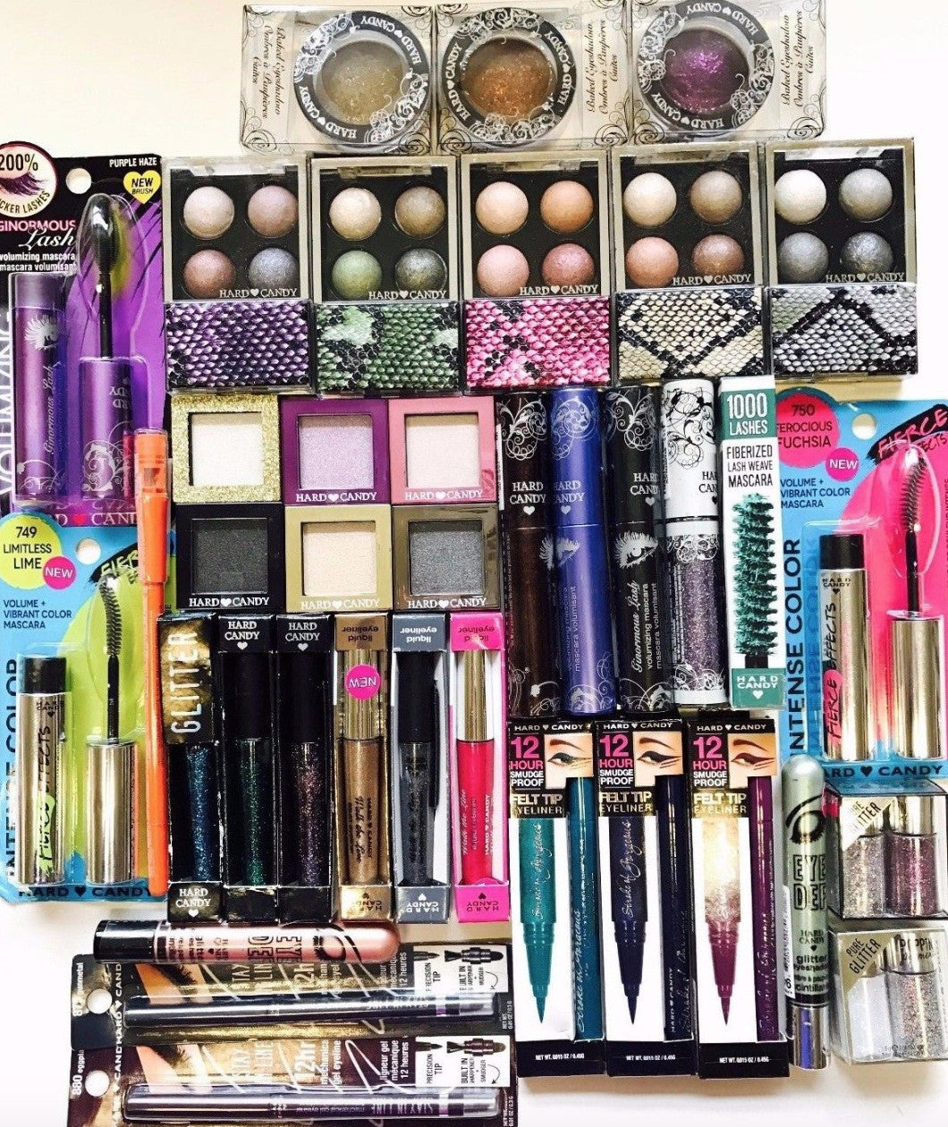 Set of 10 Sealed Hard Candy Eye Makeup Products Wholesale