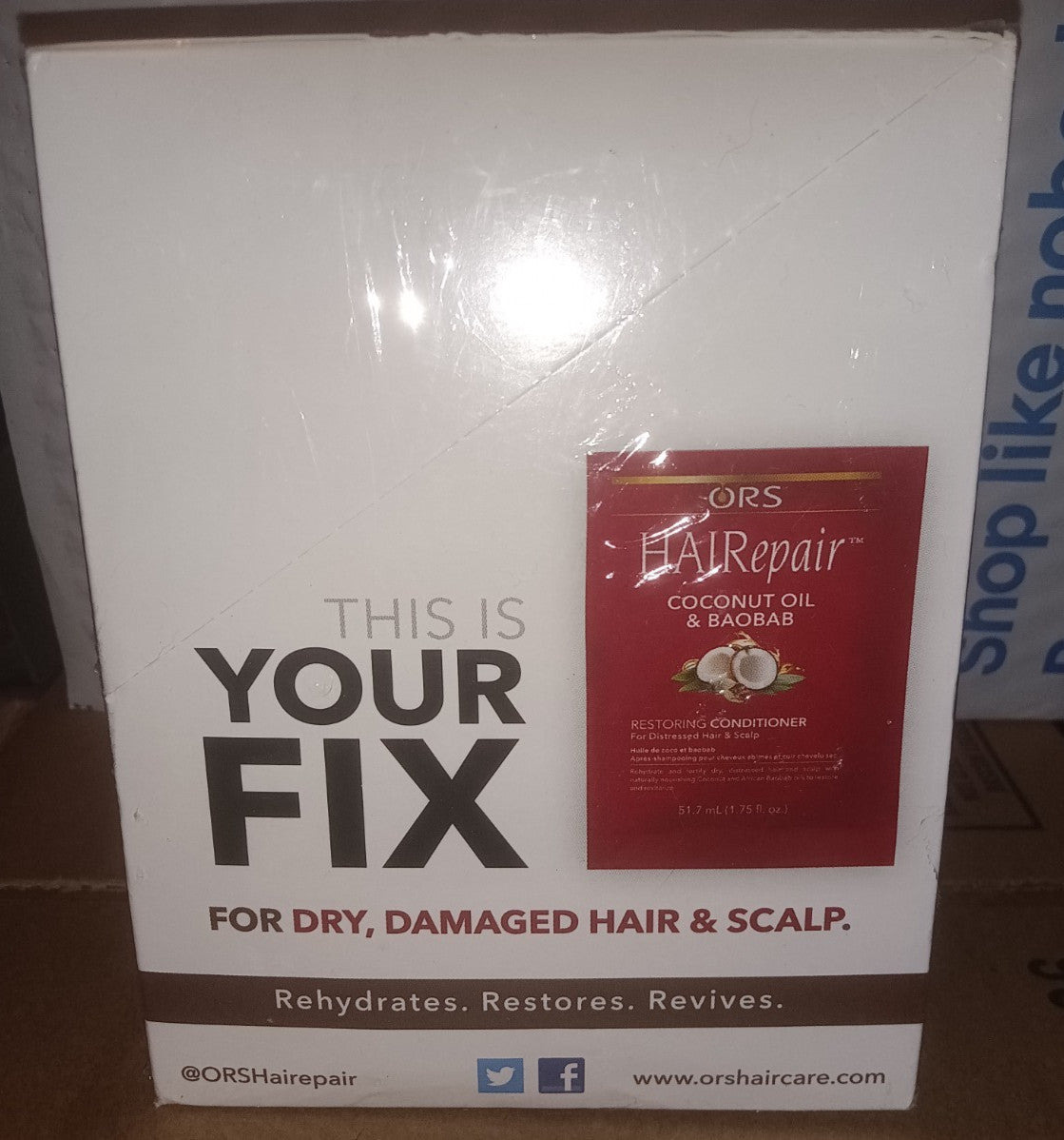 12-Pack Coconut Oil & Baobab Restoring Conditioner for Dry Hair & Scalp