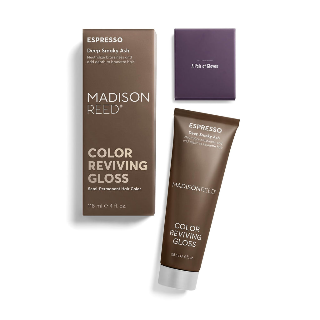 Hair Gloss for Brunette Hair - Color Reviving & Shine Enhancer, Espresso