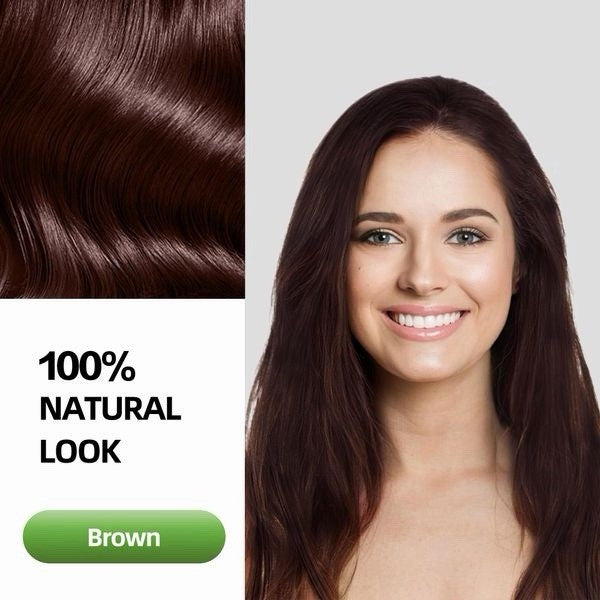 Herbal 3-in-1 Hair Dye Shampoo for Gray Hair Coverage, Nourishing & Easy to Use