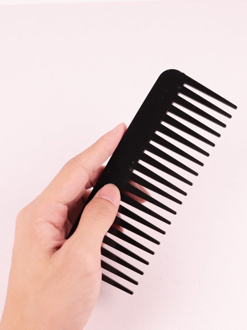 Wide Tooth Anti-Static Heat-Resistant Hair Comb for Detangling, Large Size