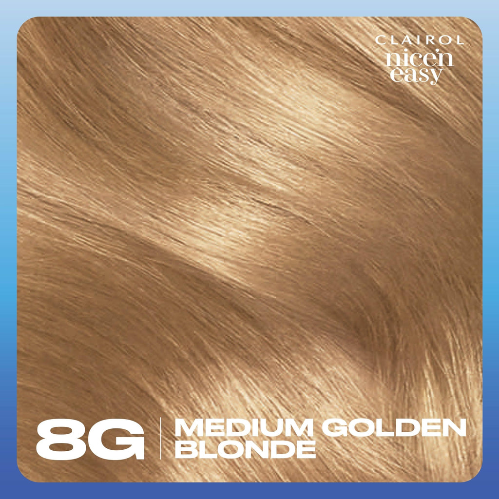 Hair Color Kit - Permanent Medium Golden Blonde with Highlights & Treatment