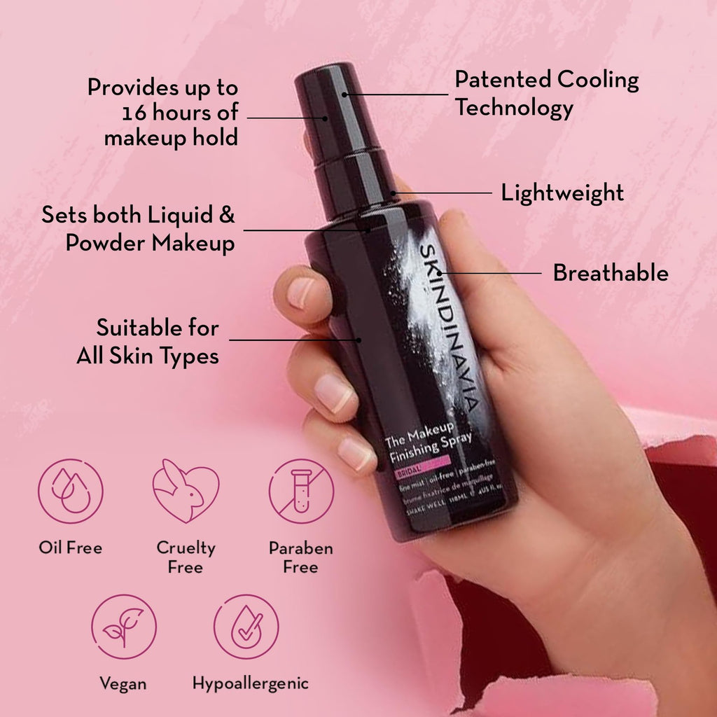 The Makeup Finishing Spray - Bridal Setting Spray with Cooling Technology, 2 oz
