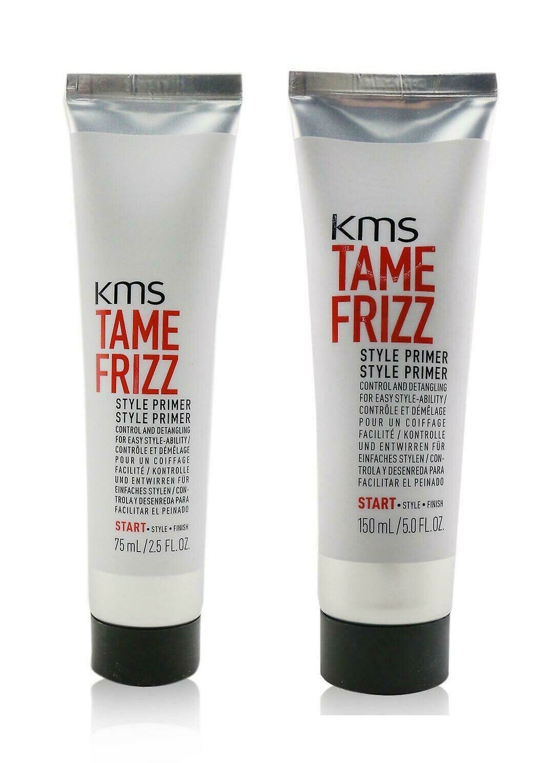 KMS Tame Frizz Style Primer - Hair Smoothing & Control, 2.5 oz or 5 oz