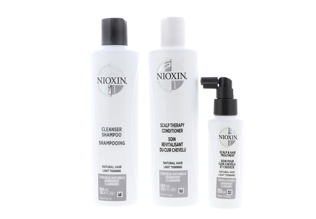 Nioxin System 1 Hair Care Set for Fine & Thinning Hair - Starter Kit