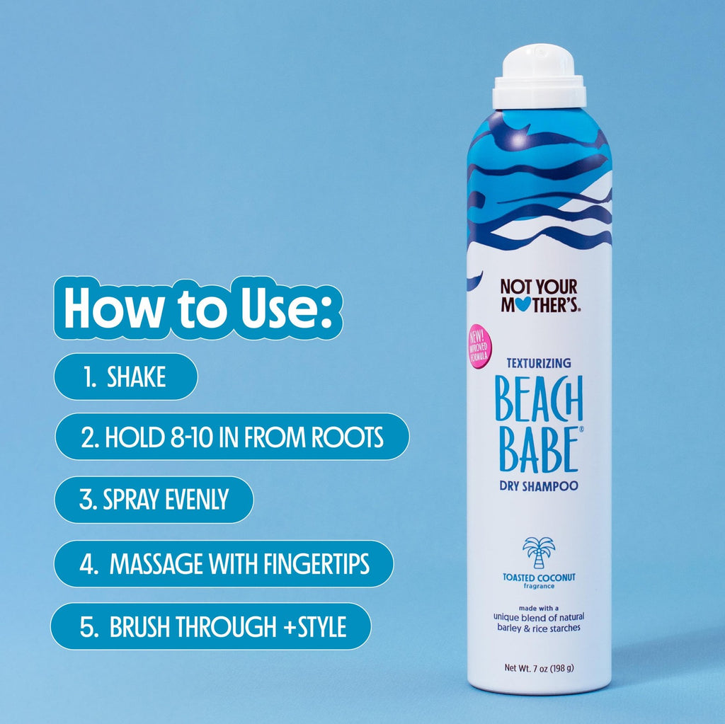 Dry Shampoo Spray with Coconut Scent - 12 oz 2 Pack - Refreshing & Waterless
