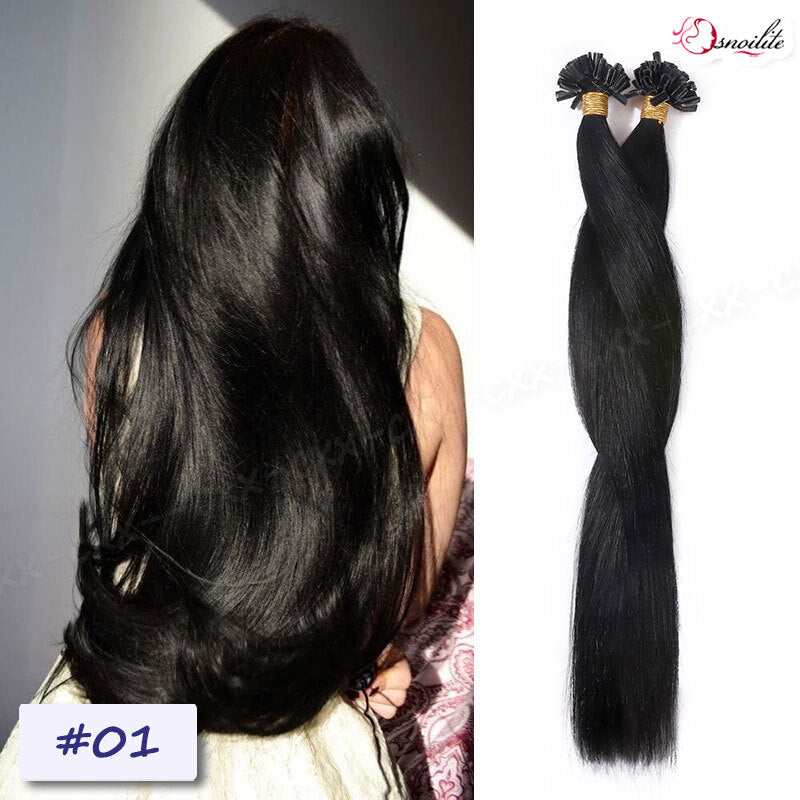 Pre Bonded Keratin Fusion Nail Extensions - Remy Human Hair, All Variants