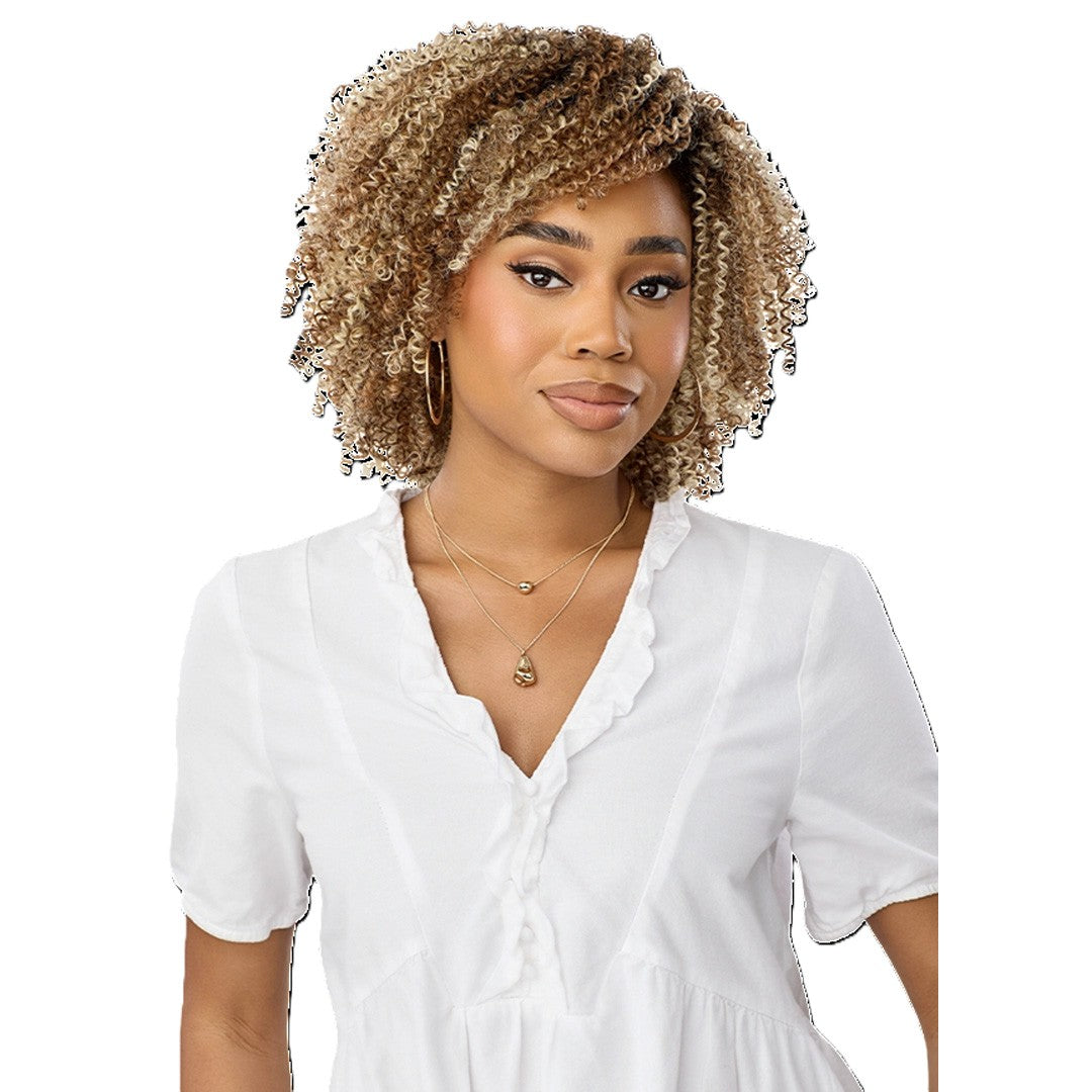 Synthetic Half Wig Quick Weave Yalina for Natural Hairstyles