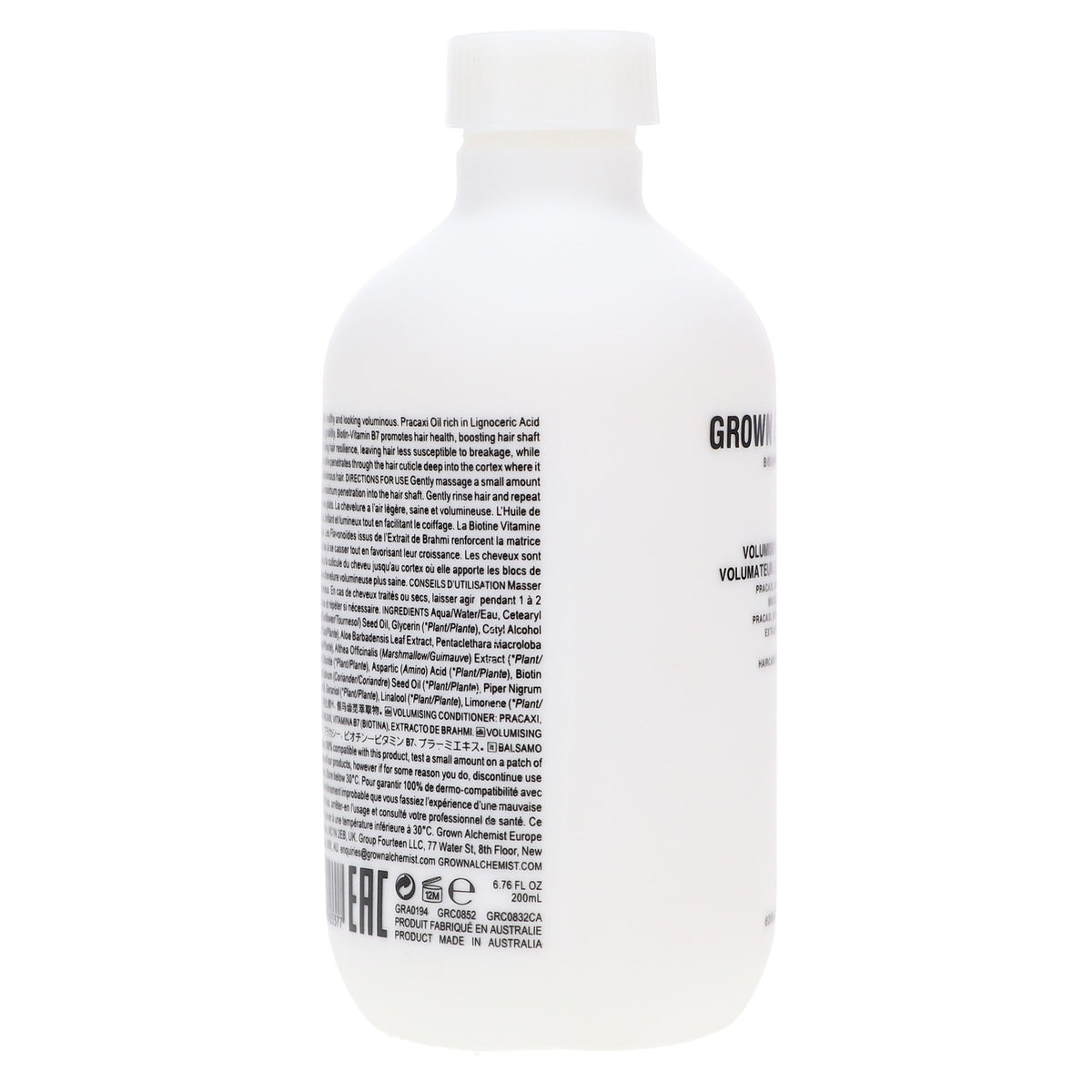 Volumising Conditioner for Fine Hair - 6.76 oz, Natural & Vegan