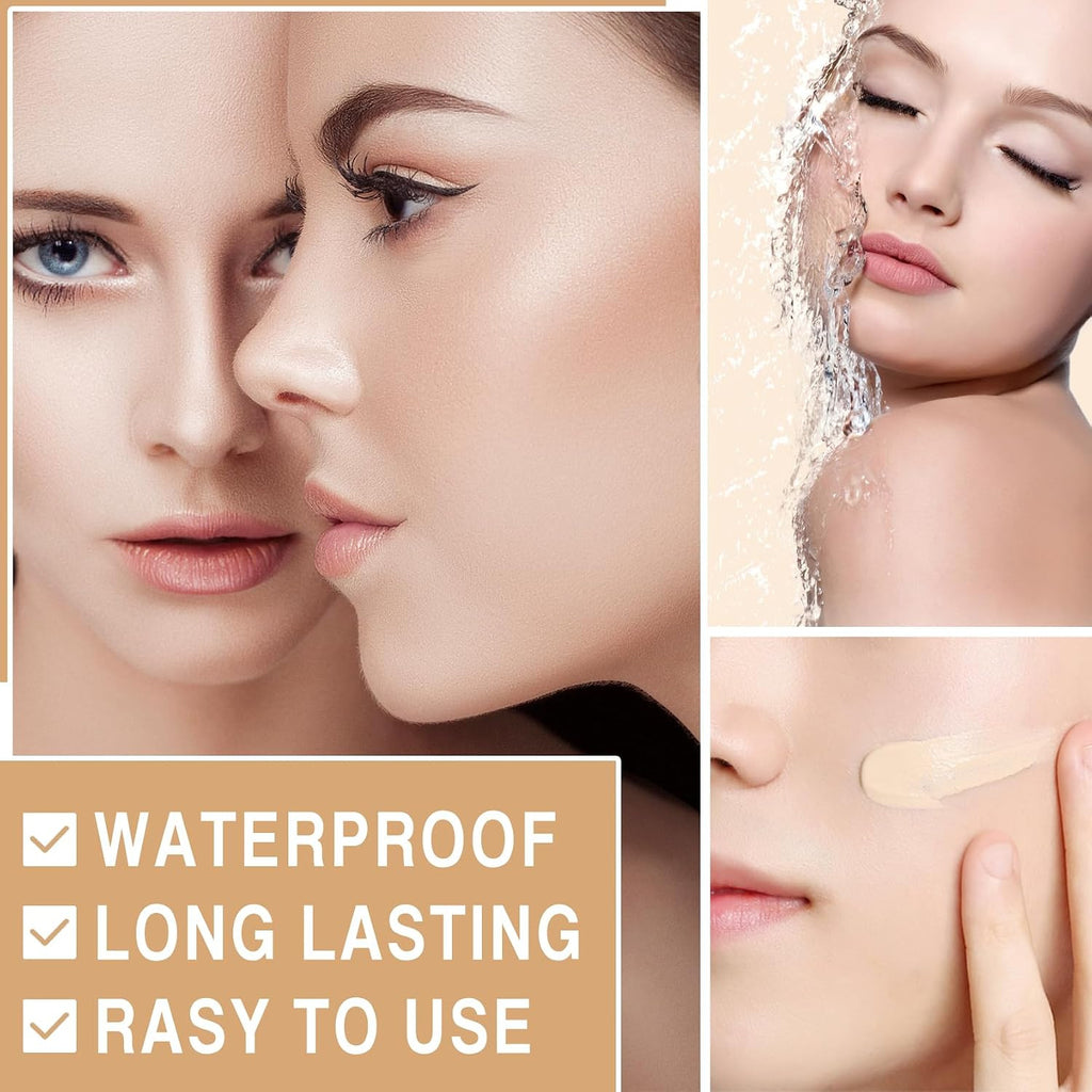 2-Pack SPF 50 CC Cream Foundation with Skin Tone Adjustment for All Skin Types
