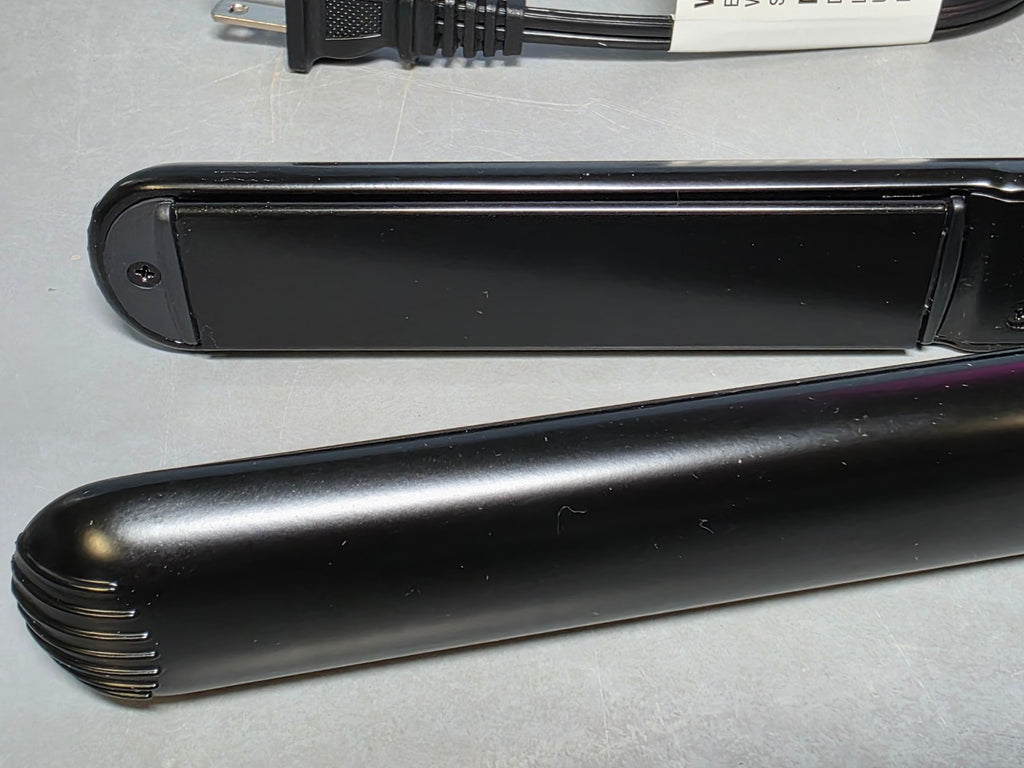 Ceramic Hair Straightener 1 Inch Flat Iron Black 450°F Max Temp