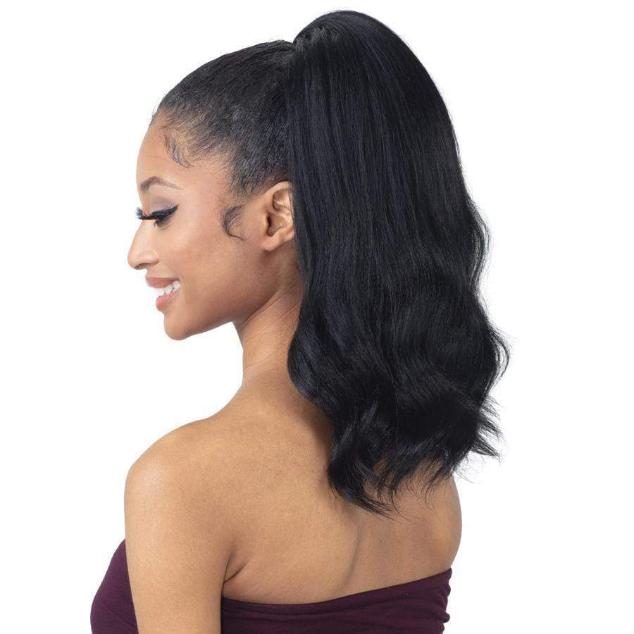 Natural Me Synthetic Full Wigs - Pressed Wave Style, Multiple Colors