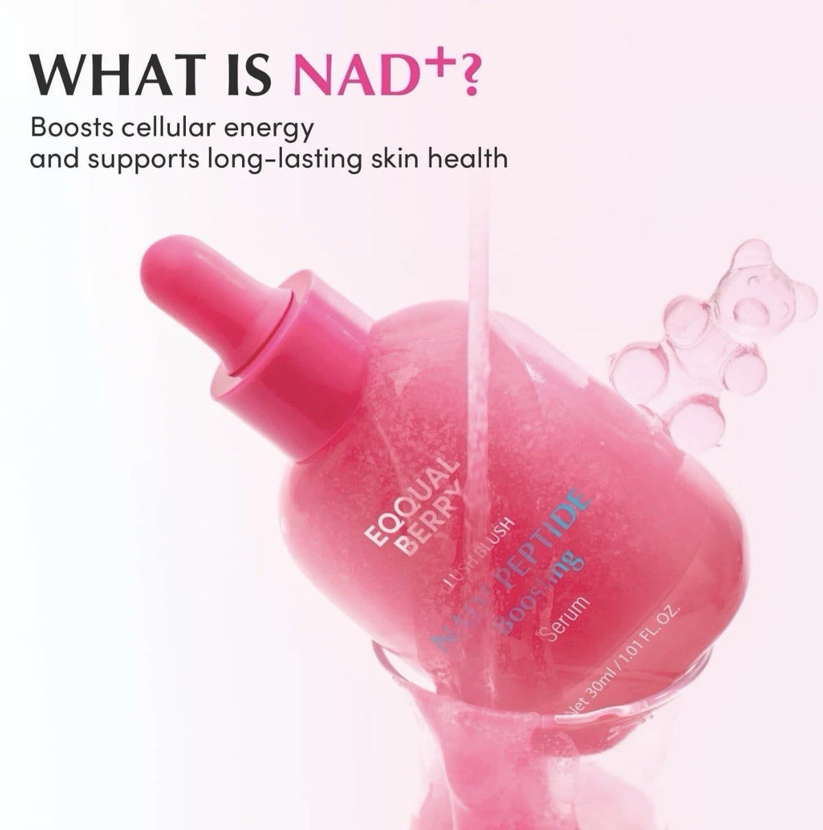 NAD+ Peptide Boosting Serum for Anti-Aging - 30ml