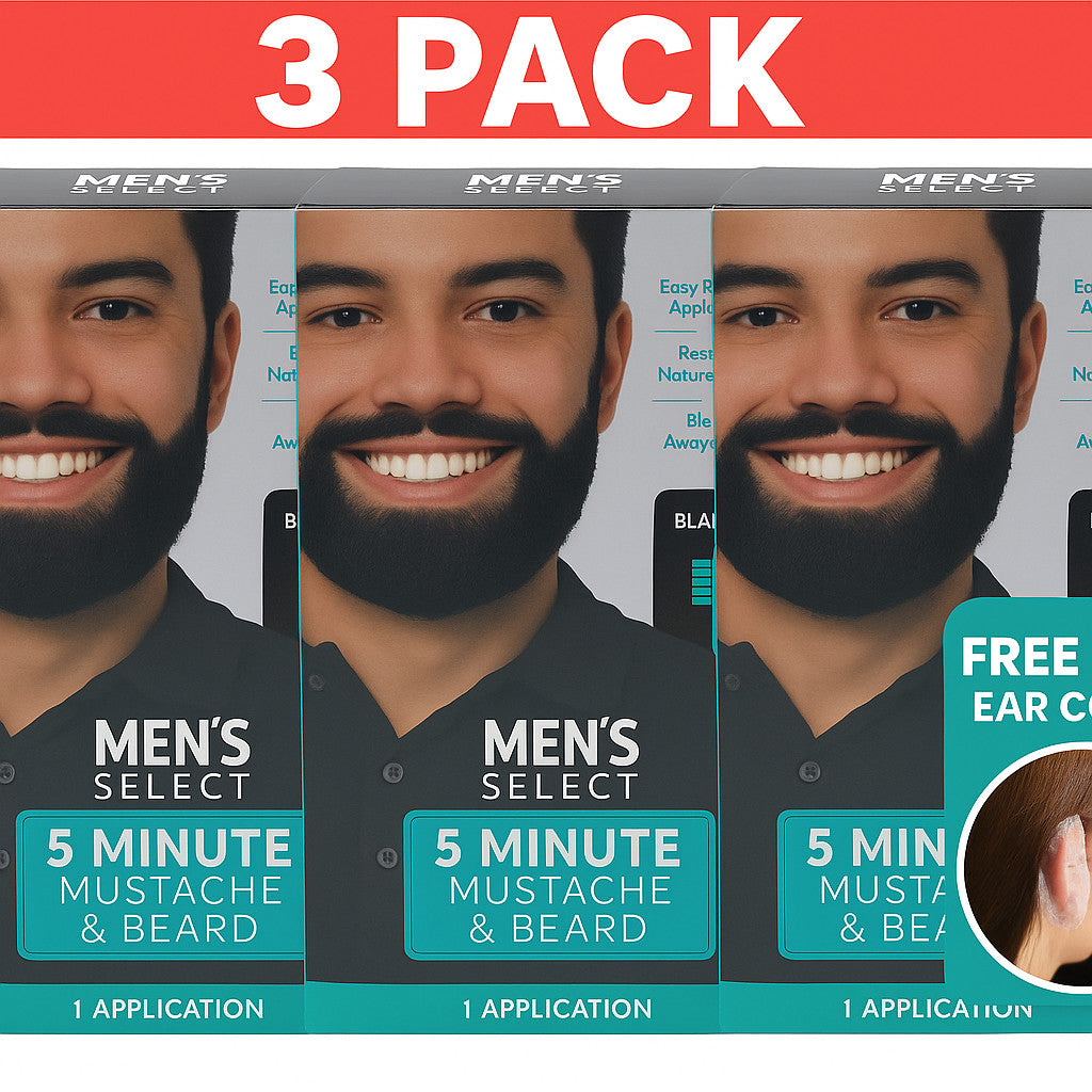 Men's Select 5-Minute Hair Color Gel - Dark Brown & Black, Quick & Natural