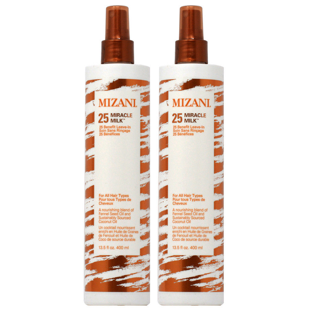 Mizani Miracle Milk 25 Leave-In Hair Treatment - Pack of 2