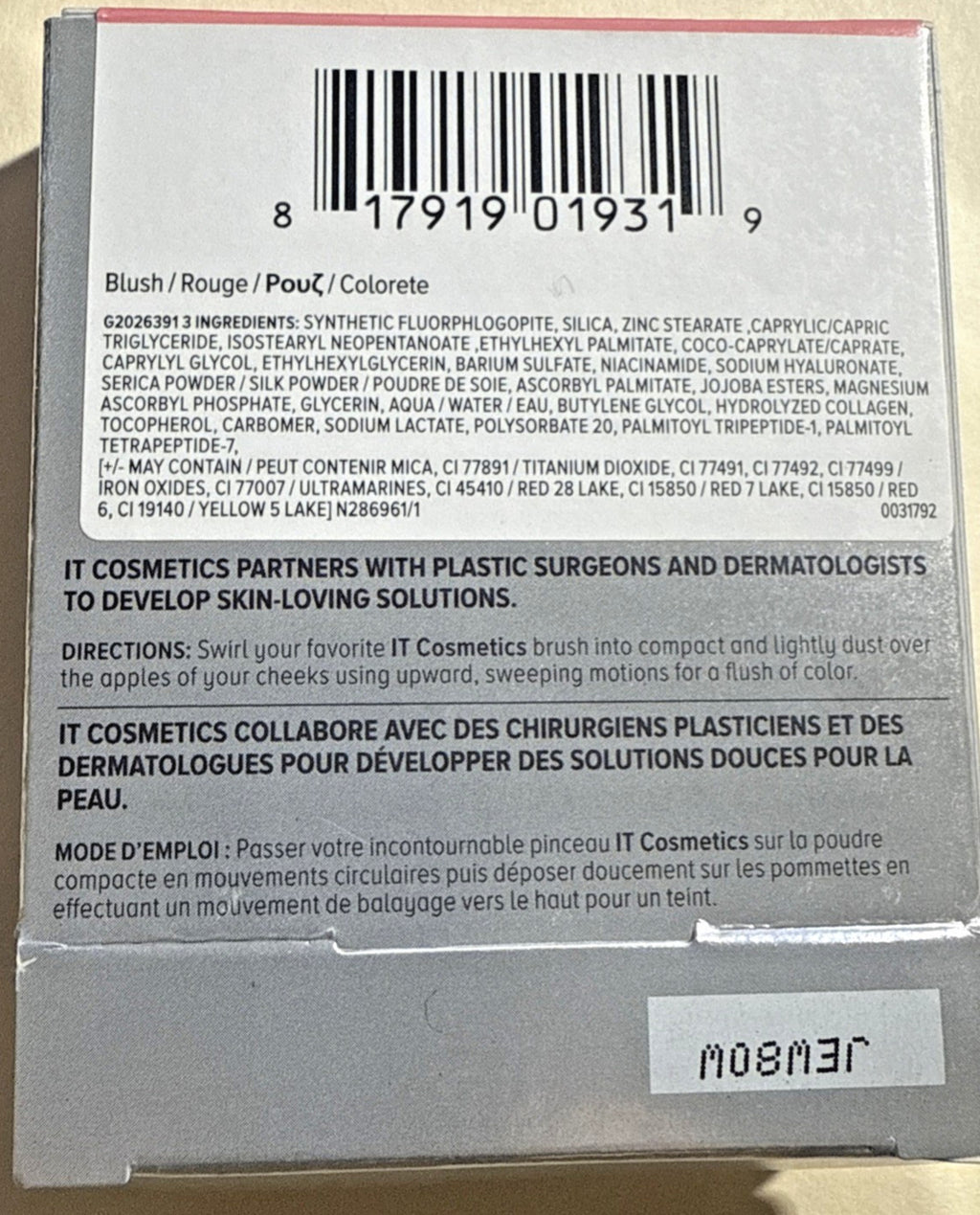 IT Cosmetics Bye Bye Pores Blush Natural Pink 0.192 oz. - Facial Makeup