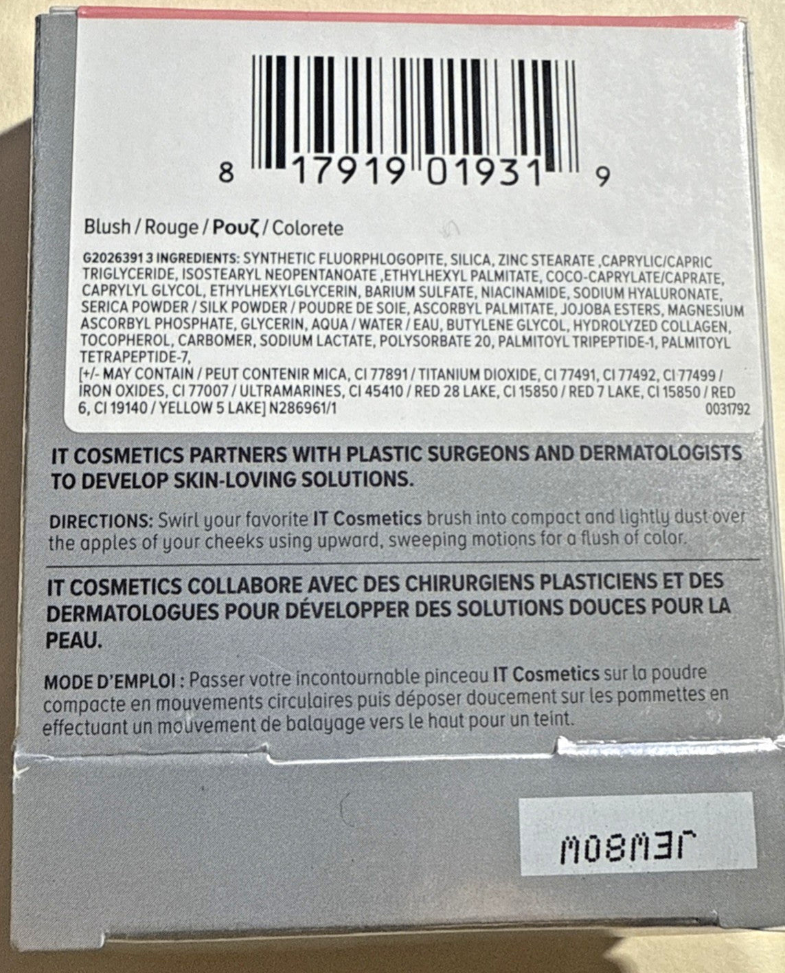 IT Cosmetics Bye Bye Pores Blush Natural Pink 0.192 oz. - Facial Makeup