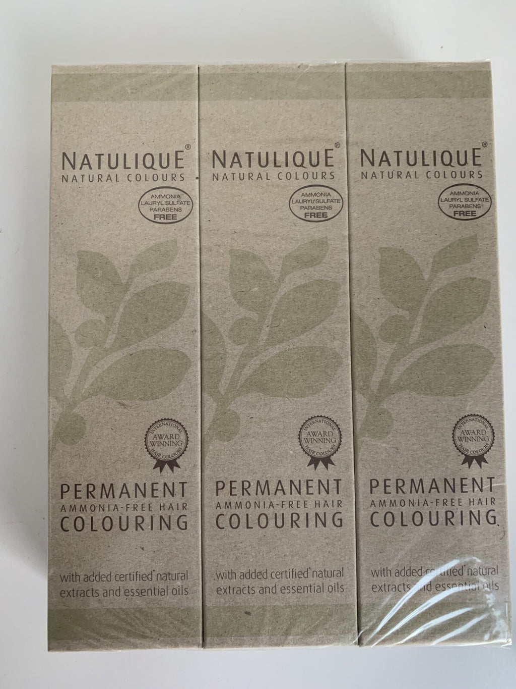 Ammonia-Free Permanent Hair Color Ice Brown 2.17 - Pack of 3