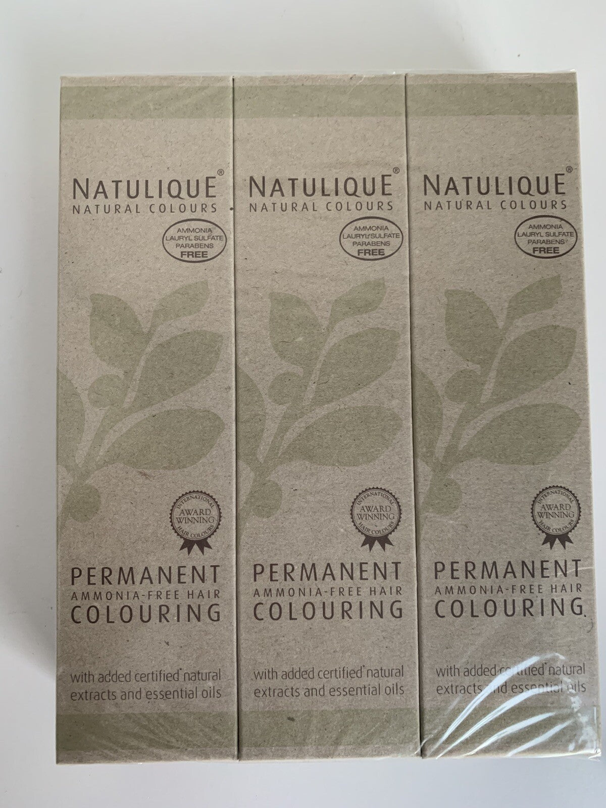 Ammonia-Free Permanent Hair Color Ice Brown 2.17 - Pack of 3