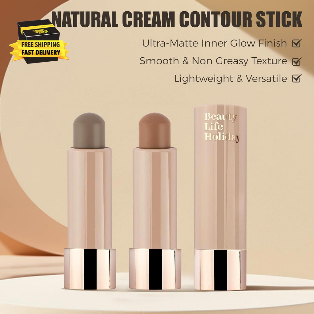 Cool Toned Cream Contour Stick for Natural Makeup & Sculpting
