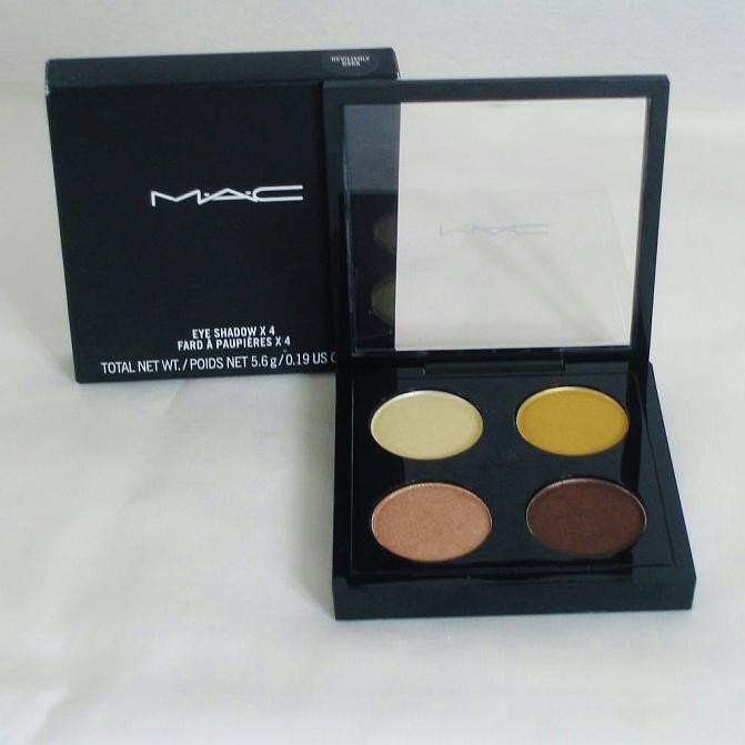 MAC Eye Shadow Palette X 4 Devilishly Dark - Discontinued in Box