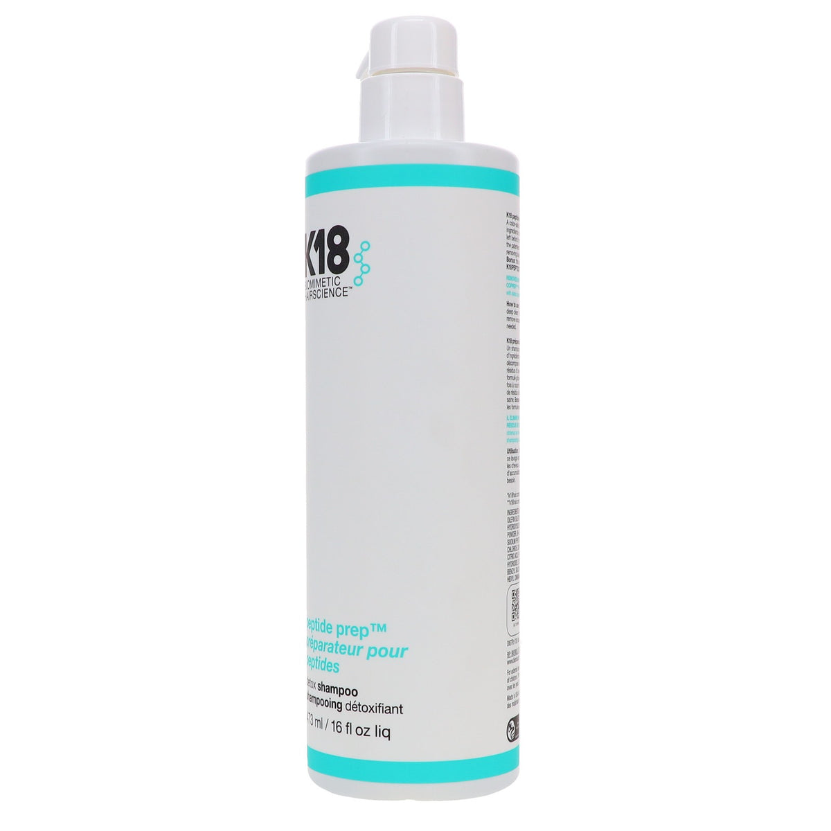 K18 Peptide Detox Shampoo 16 oz - Hair Repair & Clarifying Hair Care