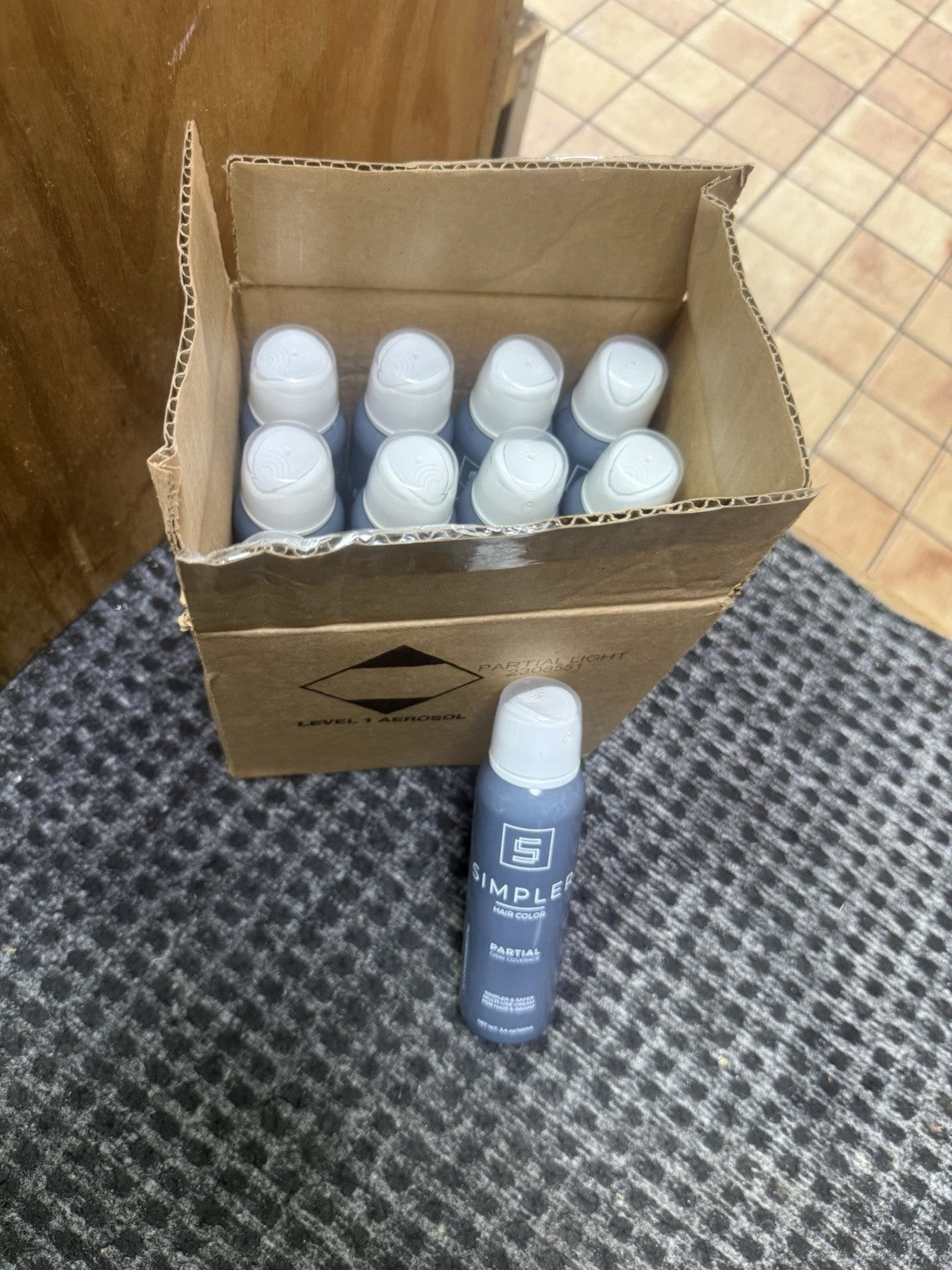 Hair & Beard Color Kit - Light Gray Gray Coverage 12 Pack 3.4oz