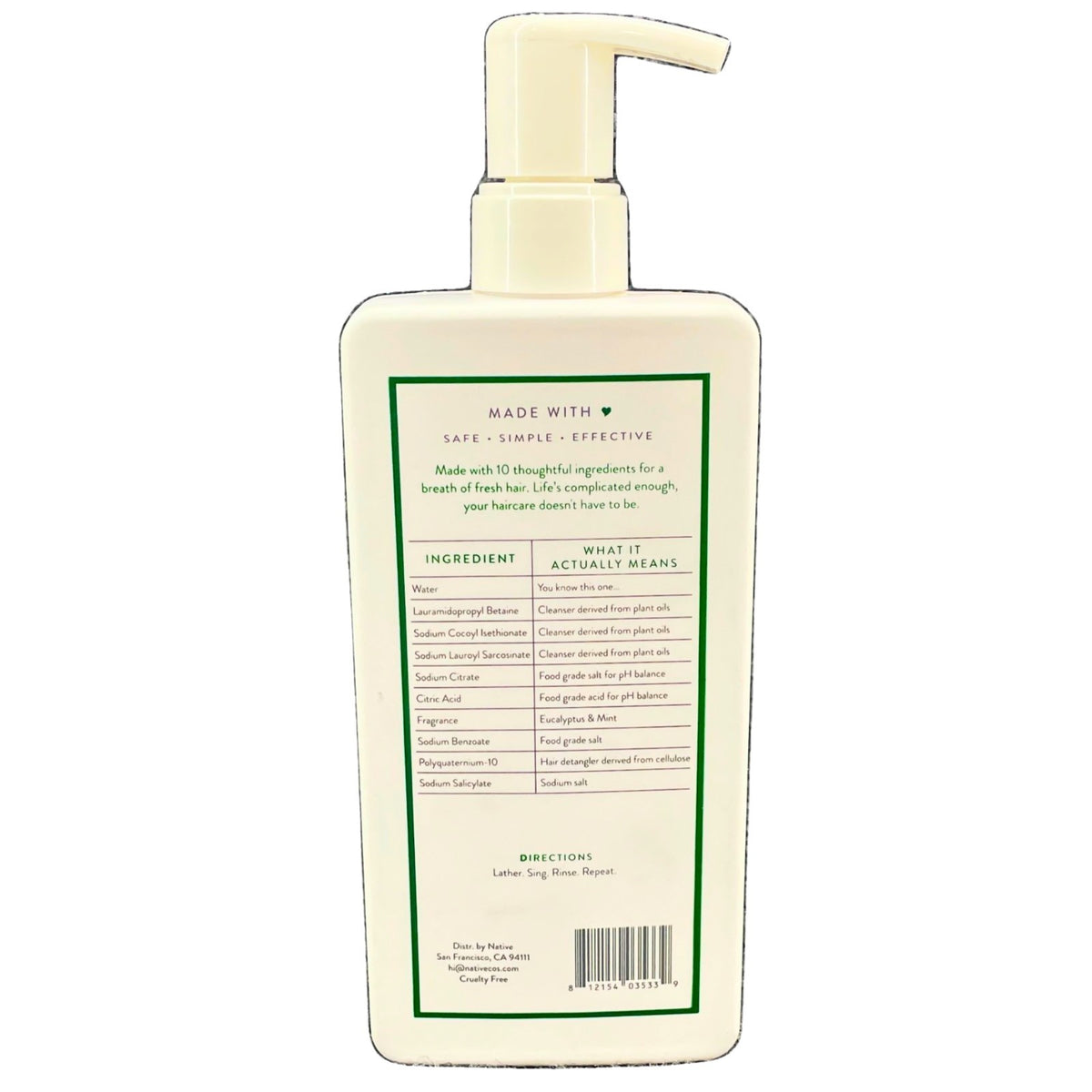 2-in-1 Scalp Refreshing Shampoo & Conditioner Eucalyptus Mint - 4 Pack 66 fl oz